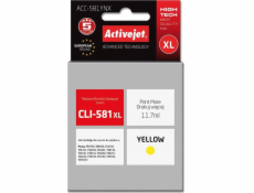 Activejet ACC-581YNX ink (replacement for Canon CLI-581Y XL; Supreme; 11.70 ml; yellow)