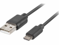 Lanberg USB kábel USB micro BM kábel - AM 2.0 1.8m čierny QC 3.0 -CA-USBM-20CU-0018-BK