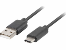 Lanberg CA-USBO-20CU-0005-BK USB-C M na USB-AM 2.0, 0,5m LANBERG USB-C (M) na USB-A (M) 2.0 kábel 0,5m, čierny, rýchle nabíjanie 3.0