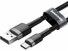 Kábel BASEUS USB TypeA M, USB TypeC M, 1m čierny CATKLF-BG1