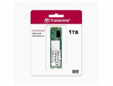 TRANSCEND MTE220S 1TB SSD disk M.2 2280, PCIe Gen3 x4 NVMe 1.3 (3D TLC), 3400MB/s R, 1900MB/s W