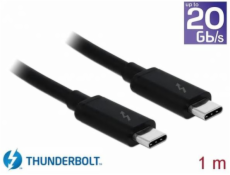 DELOCK 84845 Delock kabel Thunderbolt 3 M/M 1m Black