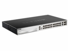 D-Link DGS-3130-30TS L3 Stackable Managed switch, 24x GbE, 2x 10G RJ-45, 2x 10G SFP+