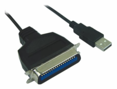 PremiumCord USB printer kabel USB na paralelní port LPT (CEN36M)