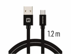 Swissten Kabel Textile Micro Usb 1,2 M R