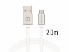 Swissten Kabel Textile Micro Usb 2,0 M S