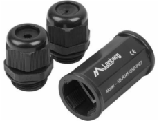 Lanberg AD-RJ45-OS6-IP67 kábel rodového kanála RJ-45 Black