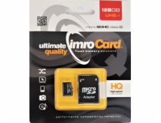 IMRO 10/128G UHS-I ADP memory card 128 GB MicroSDHC Class 10