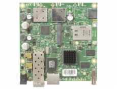 MikroTik RouterBOARD RB922UAGS-5HPacD,720MHz CPU,128MB RAM, 1x LAN, 1x SFP slot, 1xminiPCIe slot + SIM, vč.L4