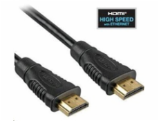 PREMIUMCORD Kabel HDMI 20m High Speed + Ethernet (v1.4), zlacené konektory