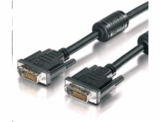 PREMIUMCORD Kabel DVI - DVI propojovací 3m (DVI-D, M/M, dual link)