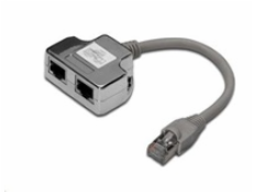 PREMIUMCORD RJ45 distributor (1 port ISDN + 1 port RJ45 10/100Base T)