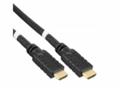 PREMIUMCORD Kabel HDMI High Speed with Ether.4K@60Hz, se zesilovačem, 7m, 3x stínění, M/M, zlacené kon.