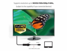 Club3D Adaptér pasivní HDMI na DVI-D Single Link (M/F), 22cm