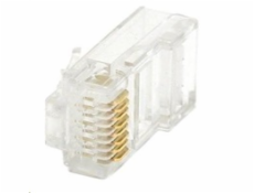 Konektor UTP RJ45 (8p8c), Cat6, 50µm, licna - 100 ks