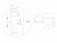 Lišta Triton Vertikální 22U