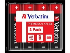 VERBATIM Alkalické baterie AA, 4 Pack - Shrink