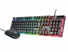 TRUST set klávesnice + myš GXT 838 Azor Gaming Combo CZ/SK