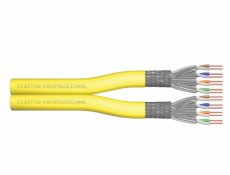 DIGITUS Professional Cat.7A S/FTP, installation cable, 500 m, duplex, Dca