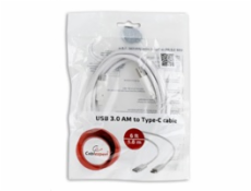 GEMBIRD Kabel CABLEXPERT USB 3.0 AM na Type-C kabel (AM/CM), 1,8m, bílý