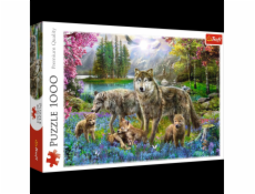 Trefl Puzzle 1000 vlčia rodina