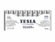 Tesla AAA SILVER+ alkalická, 10 ks fólie, ND