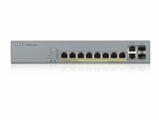 Zyxel GS1350-12HP, 12 Port managed CCTV PoE switch, long range, 130W (1 year NCC Pro pack license bundled)