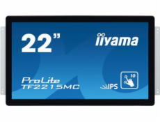 22"" iiyama TF2215MC-B2: IPS, FullHD, capacitive, 10P, 350cd/m2, VGA, DP, HDMi, černý