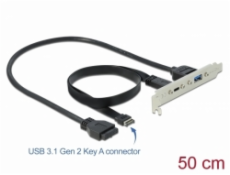 Delock Záslepka slotu 1 x port USB Type-C™ a 1 x port USB Typu-A