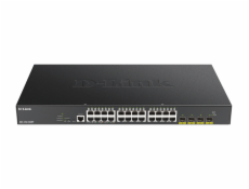 D-Link DGS-1250-28XMP Smart switch 24x Gb PoE+, 4x 1G/10G SFP+, 370W