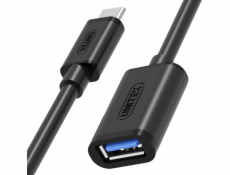 Kábel USB Unitek TYP-C TO USB AF 0,15 m (Y-C476BK)