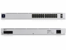 UBNT UniFi Switch USW-Pro-24-POE Gen2 [24xGigabit, 400W PoE+ 802.3at/af/bt, 2xSFP+, 88Gbps]