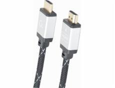 Gembird kábel HDMI High speed (M - M), séria Select Plus, Ethernet, pozlátené konektory, 1 m