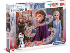 Clementoni Clementoni Puzzle 104el s trblietkami Frozen 2 20162