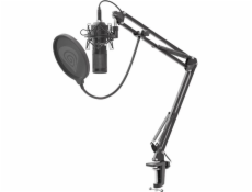 Streamovací mikrofón Genesis Radium 400, USB, kardioidná polarizácia, ohybné rameno, pop-filter