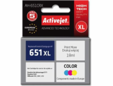 Activejet AH-651CRX ink for HP printer; HP 651 C2P11AE replacement; Premium; 18 ml; color