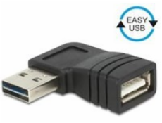 Delock adaptér EASY-USB 2.0-A samec > USB 2.0-A samica pravouhlý ľavý/pravý