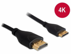 DeLOCK 83132 Kabel High Speed HDMI auf miniHDMI 4K HDMI Stecker auf miniHDMI Stecker 1m černá