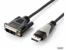 Kábel Equip DisplayPort - DVI-D 2m czarny (119336)