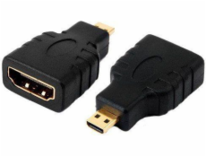 Adaptér AV Equip HDMI Micro - HDMI czarny (118915)