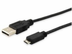 equip 128594 USB-A - microUSB USB kábel 1 m čierny 