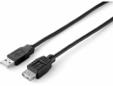 Kábel USB Equip USB-A - USB-A 5 m Czarny (128852)