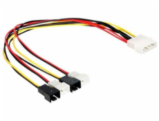 Delock Molex - 2-pin, 0.3m, Wielokolorowy (83343)