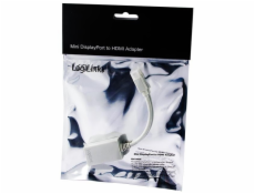 LogiLink CV0036A Adaptér Mini DisplayPort na HDMI so zvukovým minidisplayport konektor na zásuvke HDMI 10cm biely