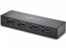 KENSINGTON UH4000C USB 3.0 4-Port Hub s Ladefunktion, USB-Hub K39122eu