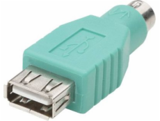 Adapter USB A-Buchse auf PS/2 Stecker