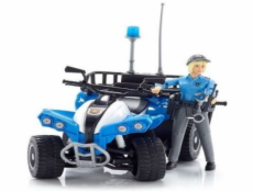 Polizei-Quad mit Polizistin und Ausstattung, Modellfahrzeug