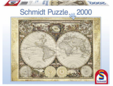 Puzzle Historische Weltkarte