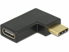 Delock Adaptér SuperSpeed USB 10 Gbps (USB 3.1 Gen 2) USB Type-C™ samec > port samica pravouhlý ľavý / pravý