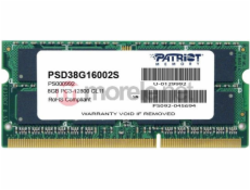 SO-DIMM 8 GB DDR3-1600, Arbeitsspeicher